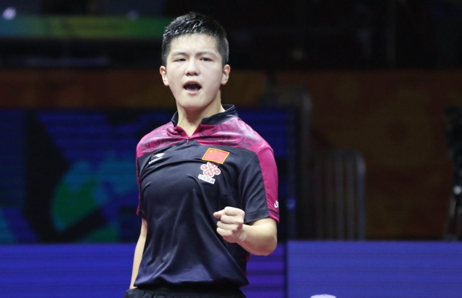 比利时乒乓球队强势瑞典乒乓球队，波尔统治全场