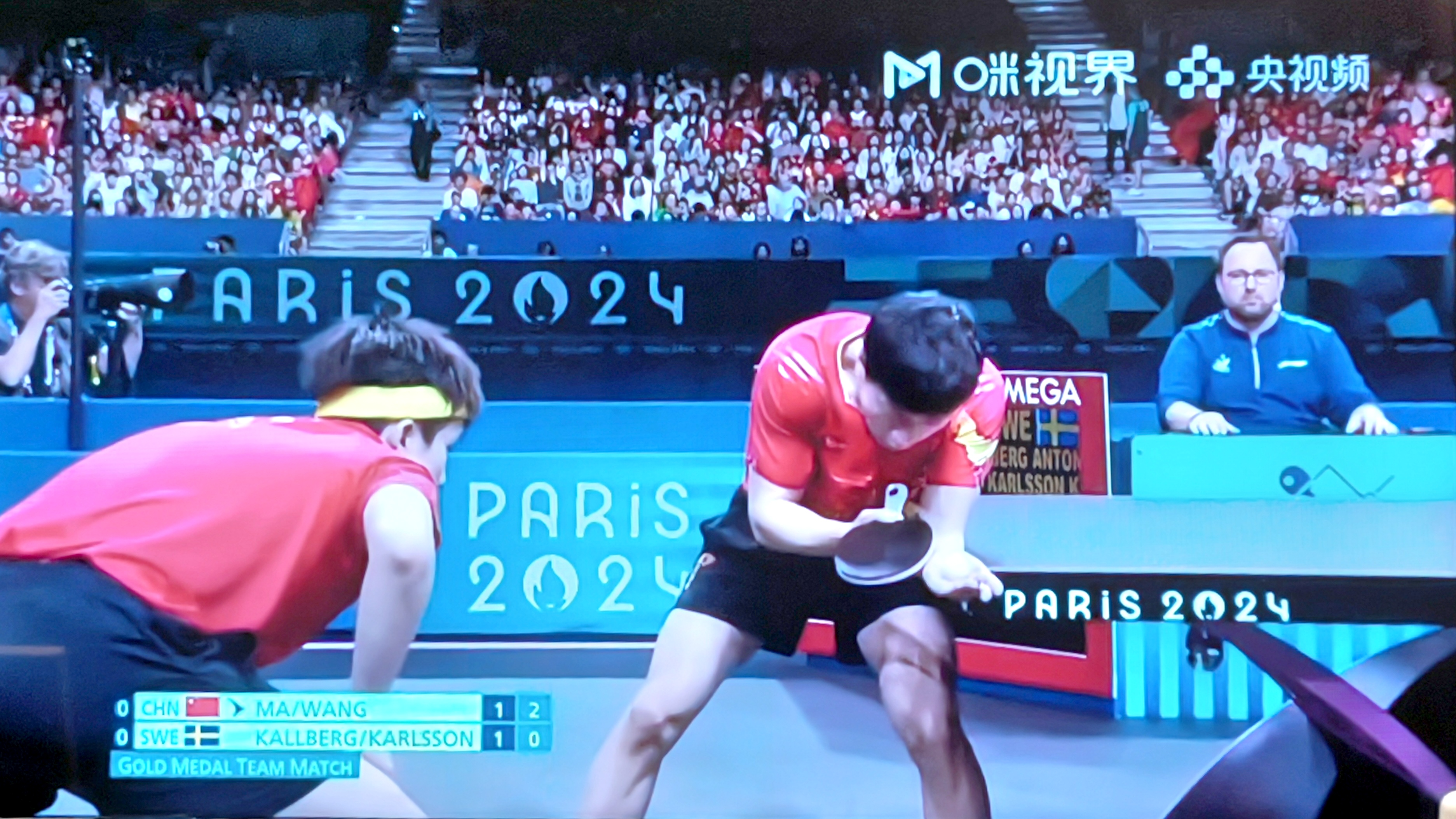 瑞典乒乓球队完胜法国乒乓球队，马龙关键制胜