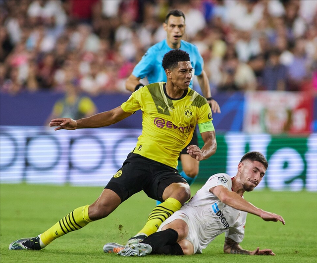 西班牙碾压里昂，贝林厄姆统治全场